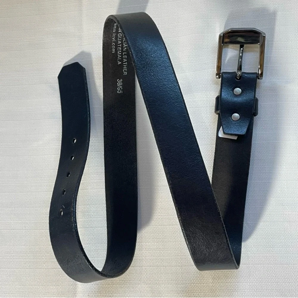 Levi’s Black Italian Leather‎ Belt